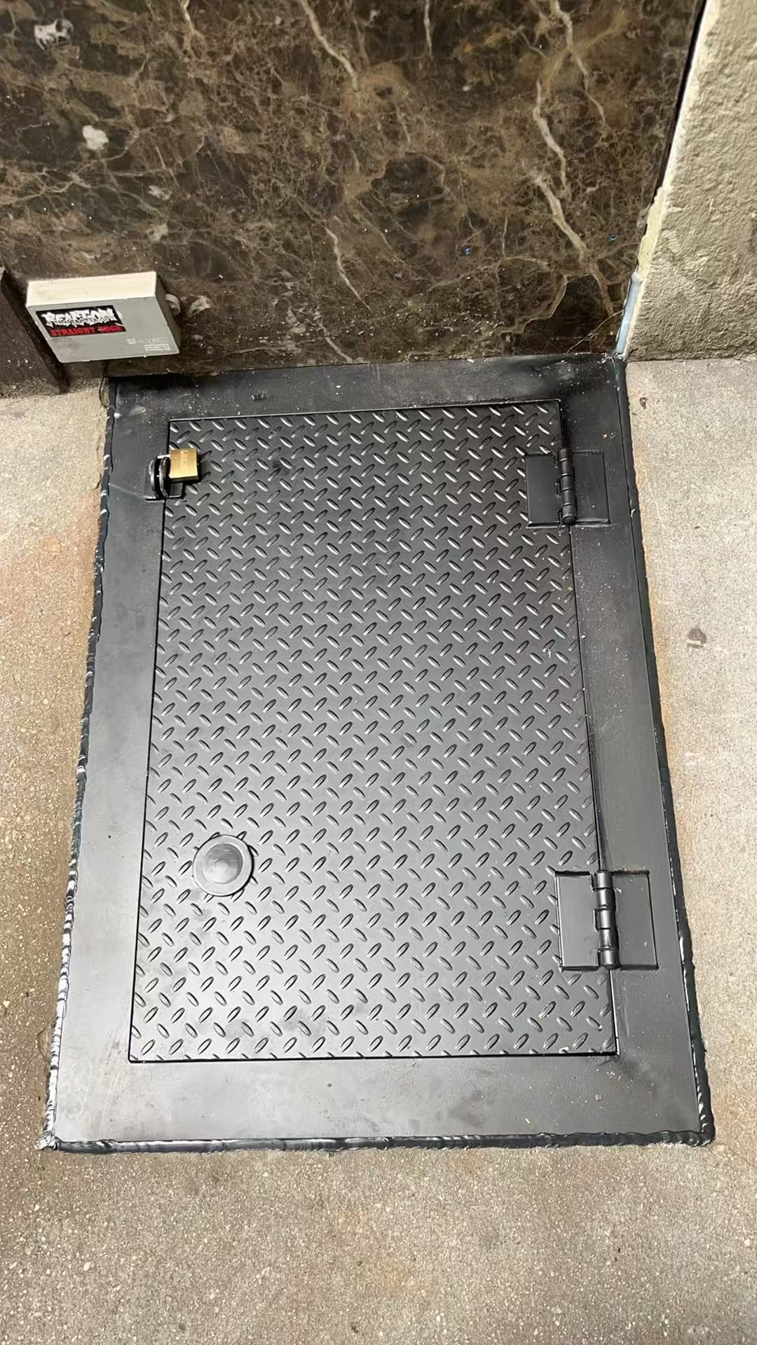 e3a8f8429a3e0334258211ab22497406 — #P-0352 — WINDOW WELL COVER — Custom Iron Works by JYC Steel NYC