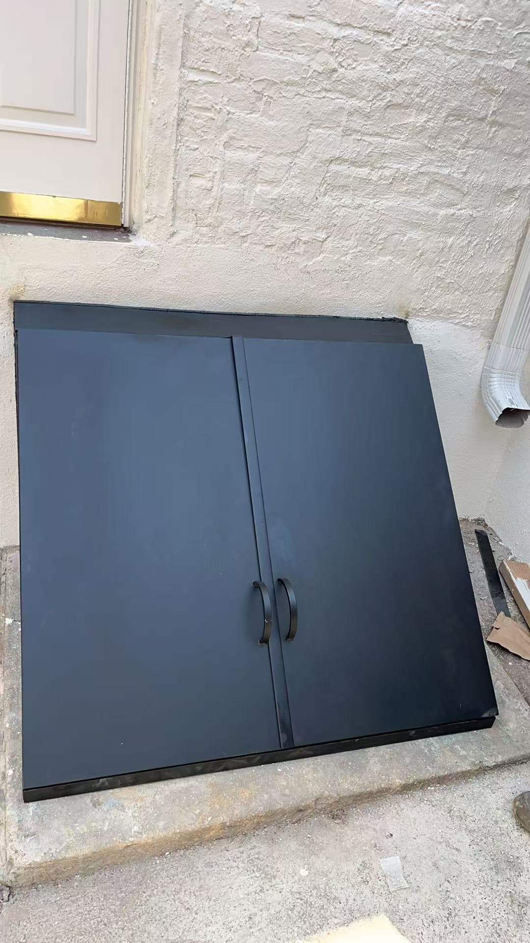8efa5b204bb12b8a9053b8ce161bc9e9 — #P-0408 — WINDOW WELL COVER — Custom Iron Works by JYC Steel NYC