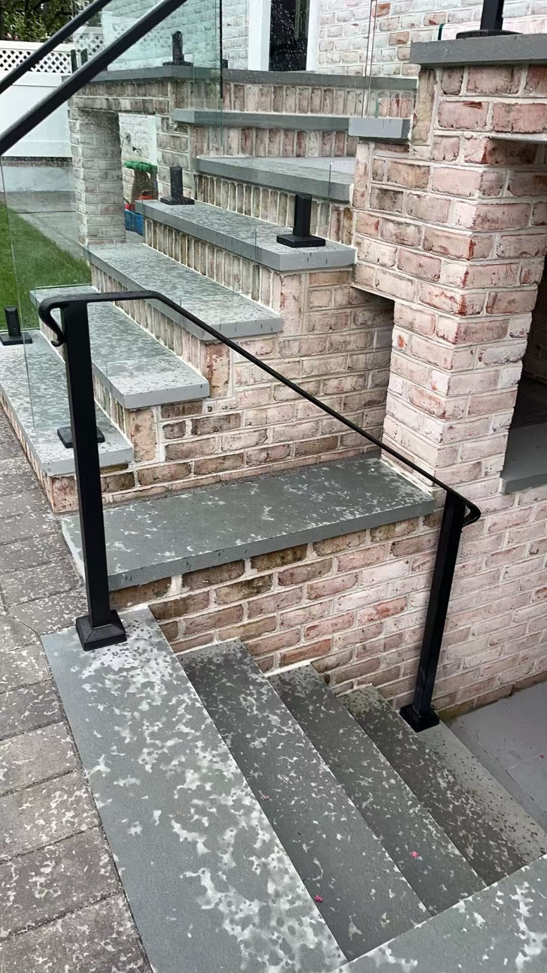 95d8919540a491c4a74860f47a954d75 — #P-0490 — HANDRAIL — Custom Iron Works by JYC Steel NYC