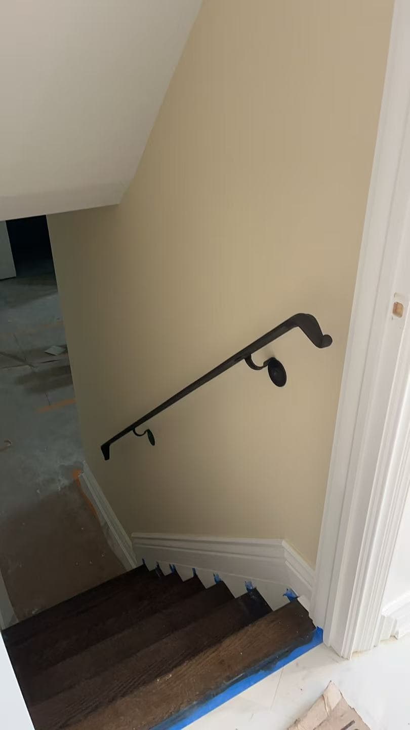 9a93078b01c700266de4e103d2676c50 — #P-0555 — HANDRAIL — Custom Iron Works by JYC Steel NYC