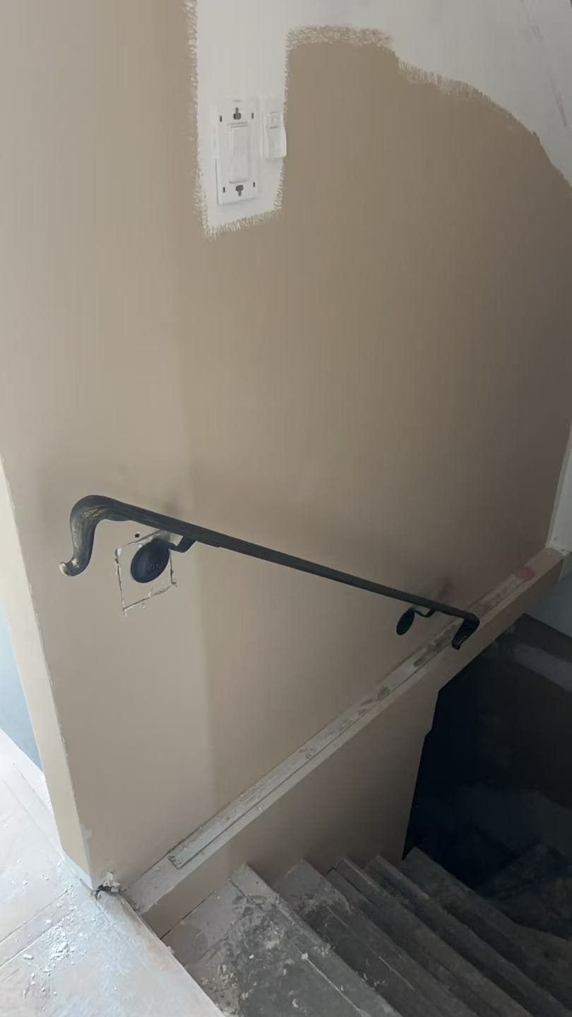 716194b44eeae05f427773d05e591187 — #P-0564 — HANDRAIL — Custom Iron Works by JYC Steel NYC