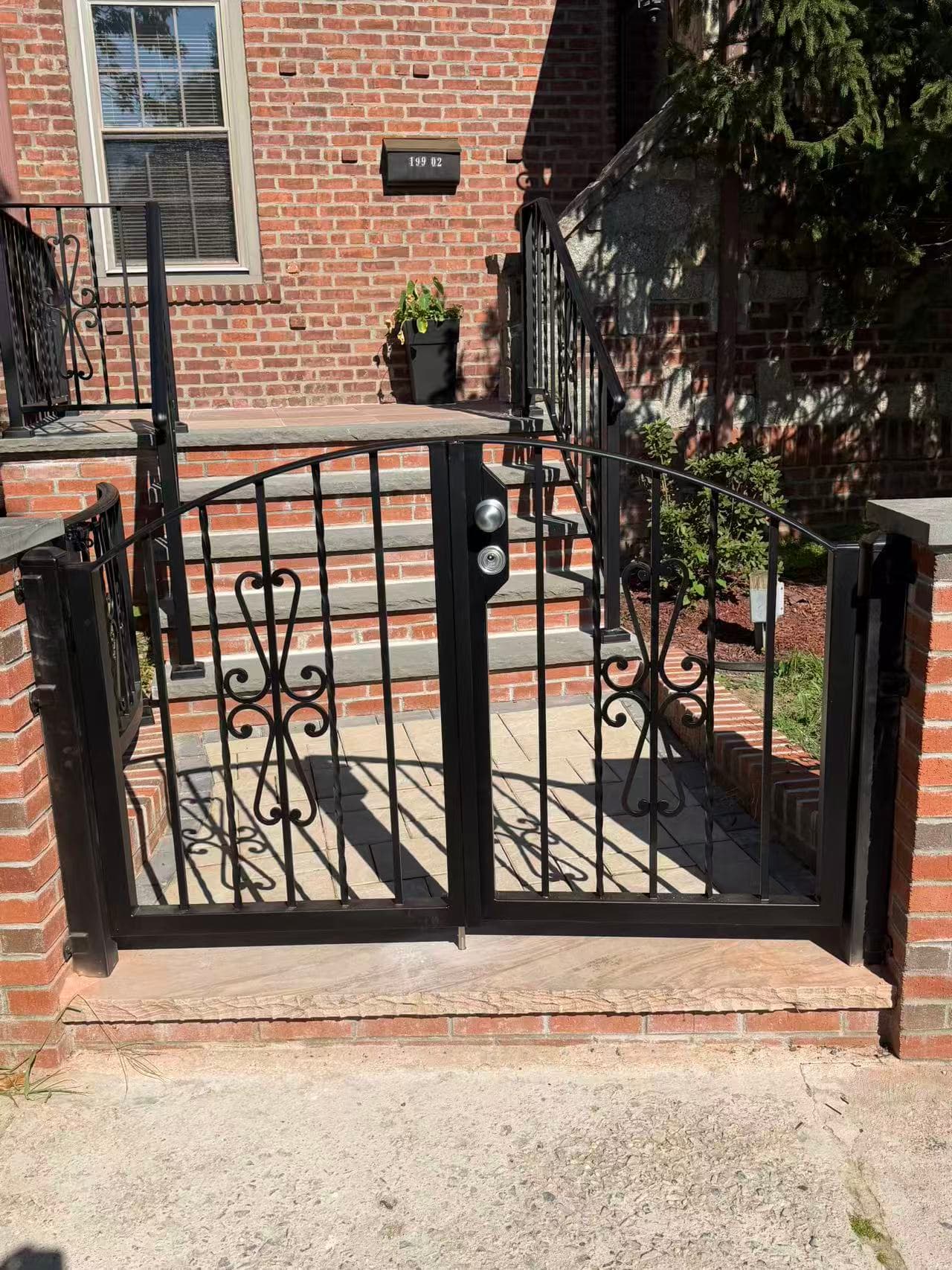 3f3c5a26a555ed95b53636d0050b92e8 — #P-0633 — GATE — Custom Iron Works by JYC Steel NYC
