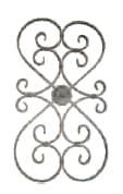 Small Butterfly Large Flower Flat Bar