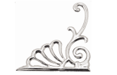 Crown Flower Silver 0.5