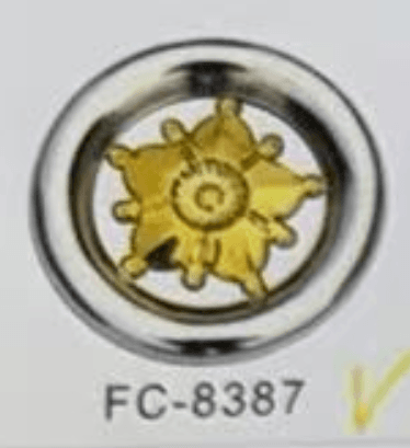 Star Flower 100mm Gold 0.5