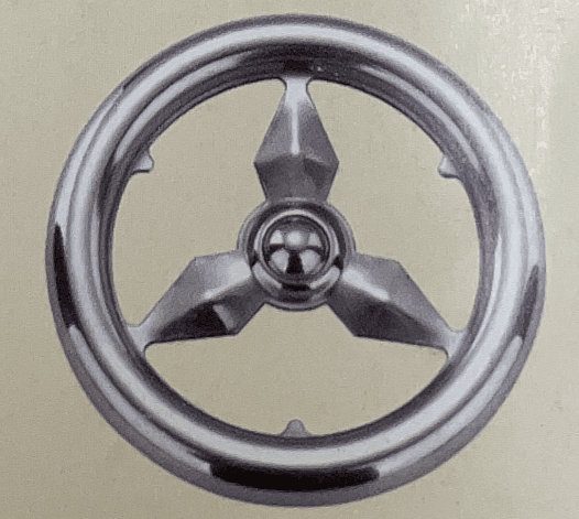 Benz Flower 100mm 0.5 Silver (1pc)