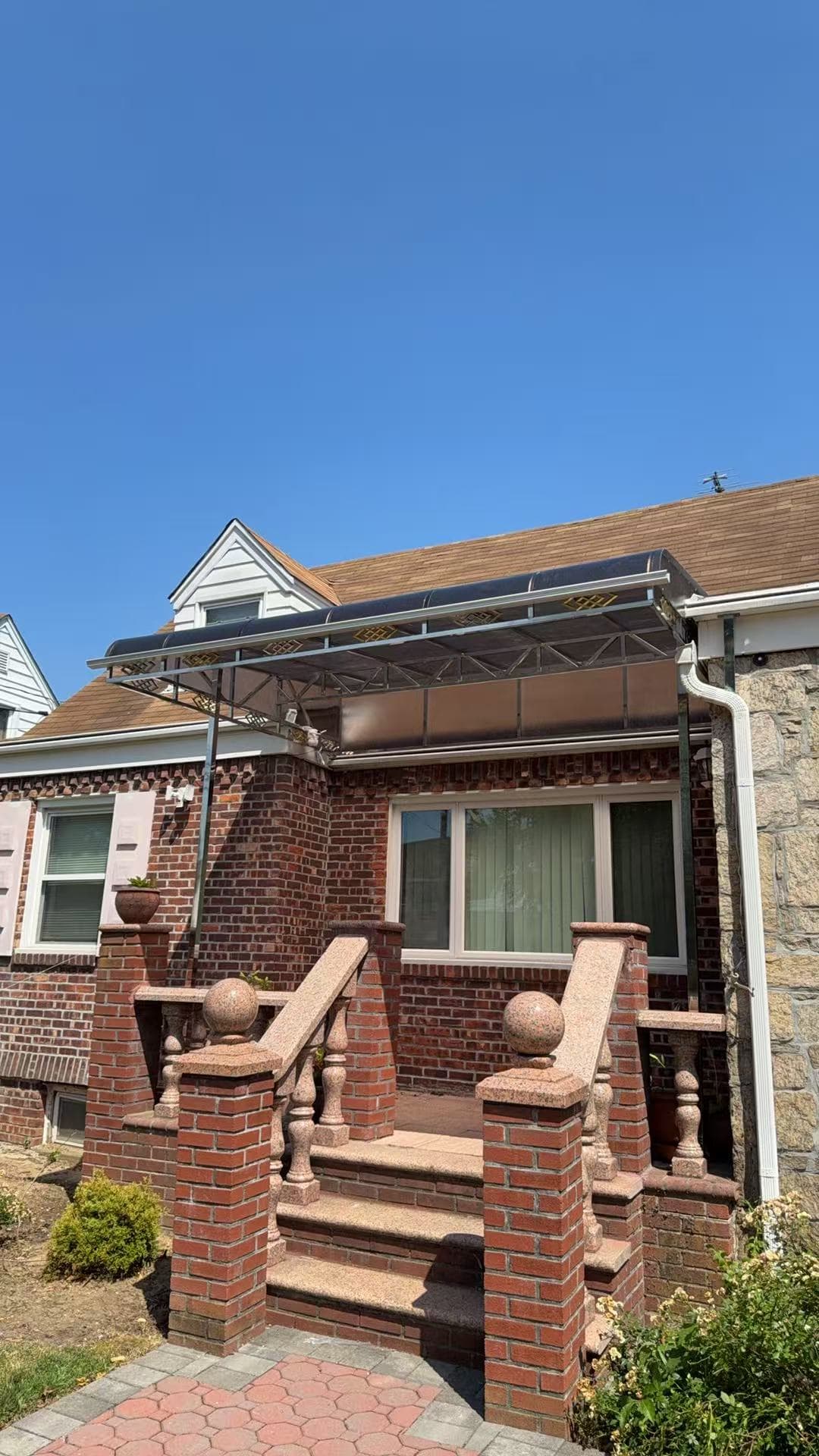 300e12a257d57c1ba11339aad4d0c29a — #P-0382 — AWNING — Custom Iron Works by JYC Steel NYC