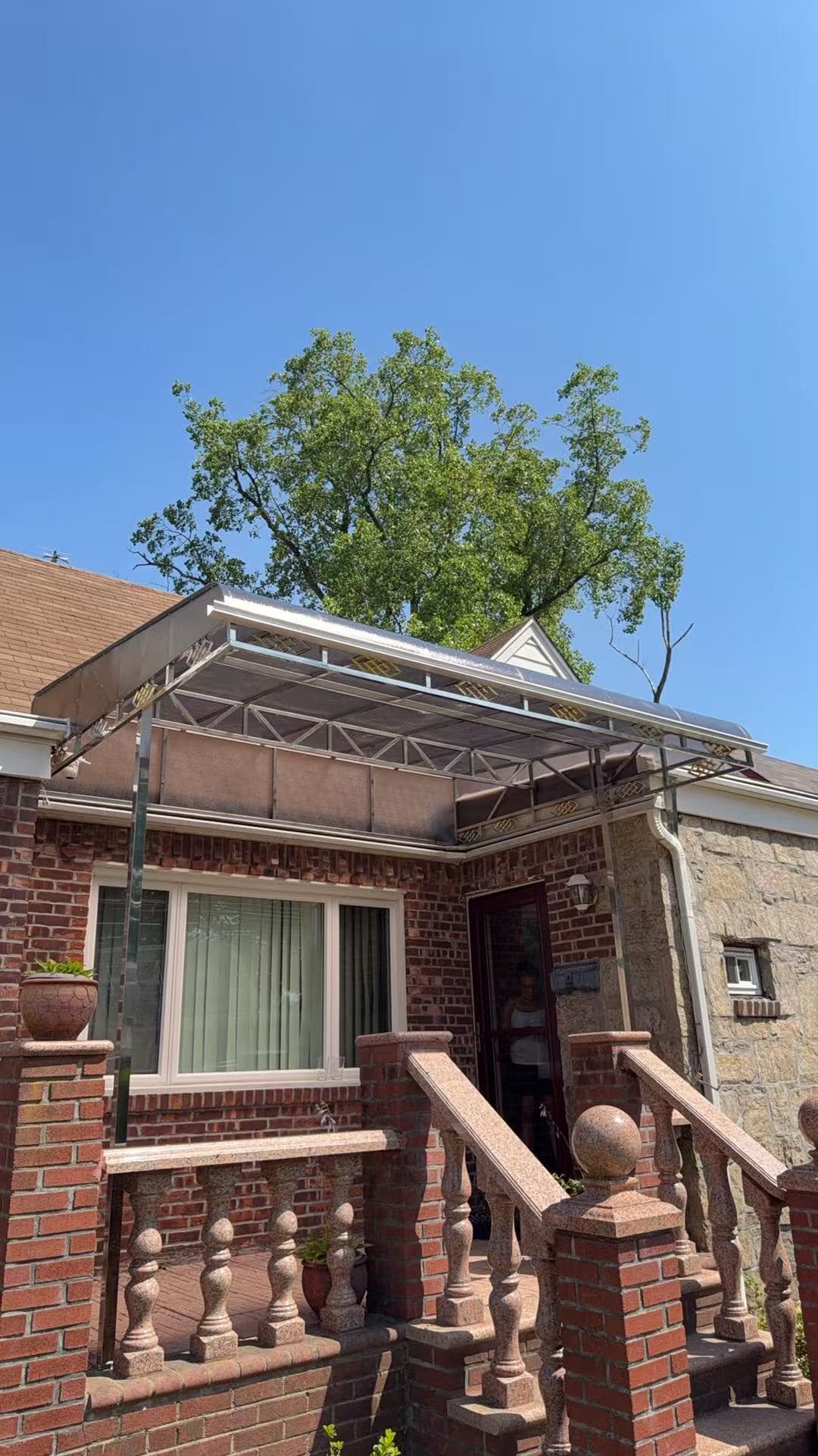3cdb6805c0b1cf4320d235de308a5e67 — #P-0385 — AWNING — Custom Iron Works by JYC Steel NYC