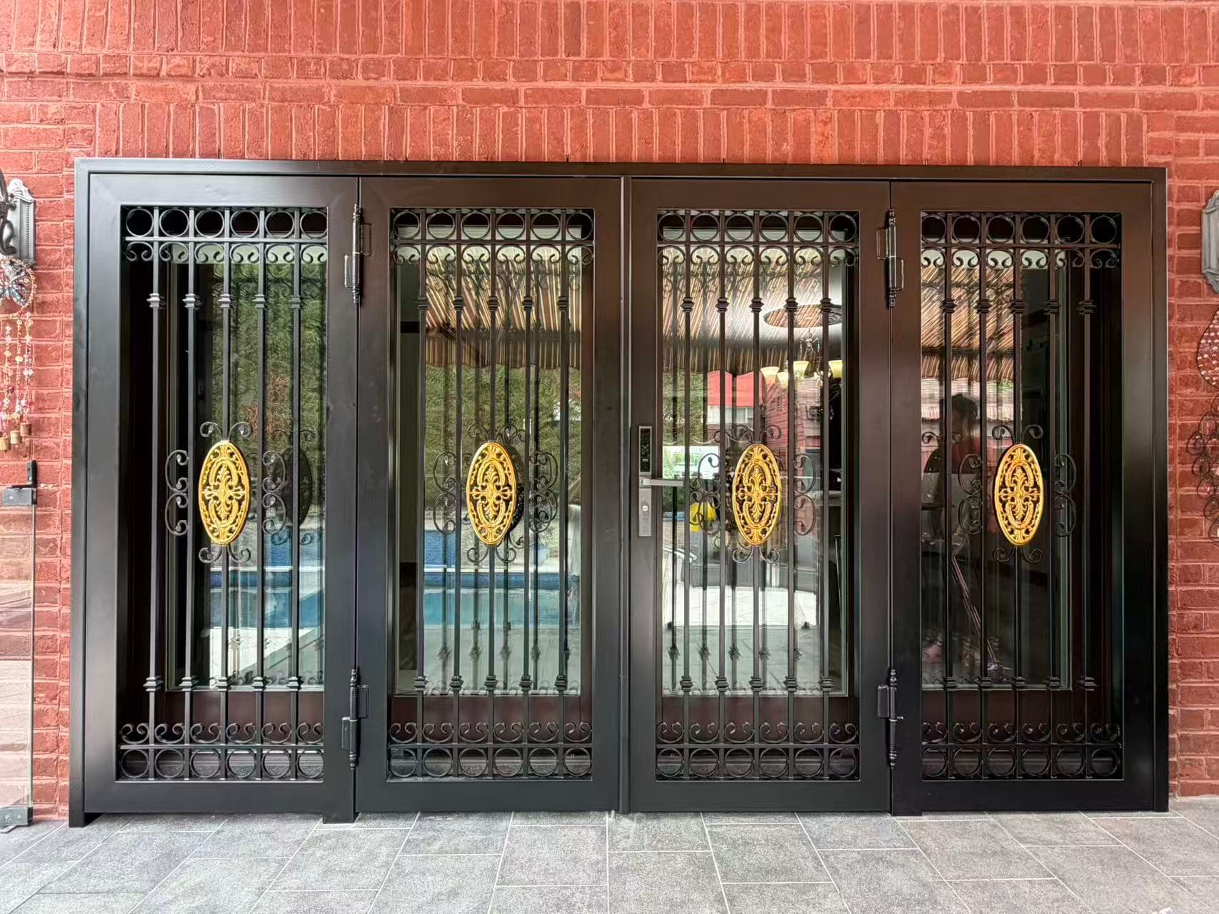 0732be3d419f90ff7b8217c7f40d671c — #P-0405 — DOOR — Custom Iron Works by JYC Steel NYC