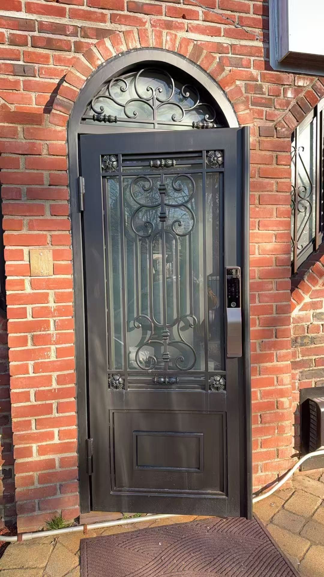 e2b8e06cf5d0a2b4185ebc085e90071f — #P-0409 — DOOR — Custom Iron Works by JYC Steel NYC