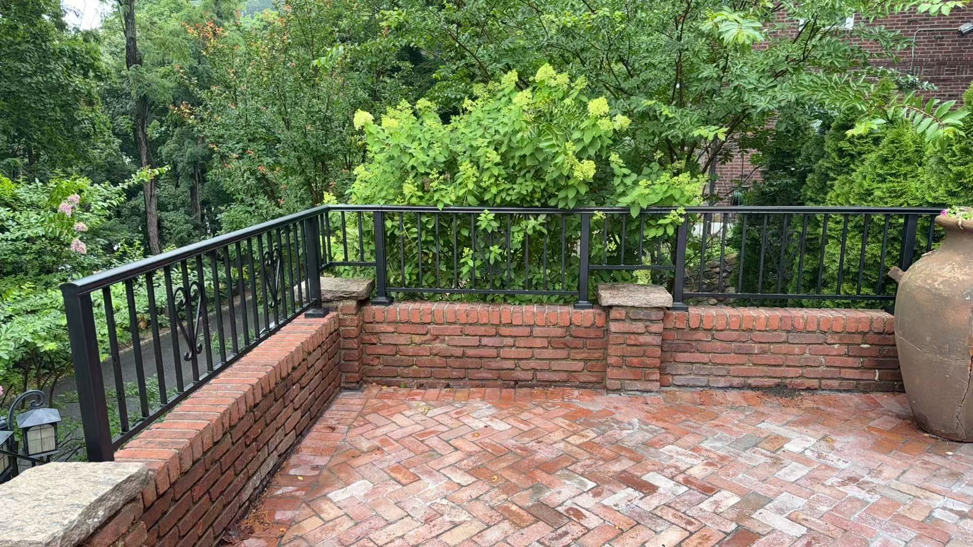 1e9317ddabd1a4f074a4defcf00cfea9 — #P-0416 — BALCONY — Custom Iron Works by JYC Steel NYC