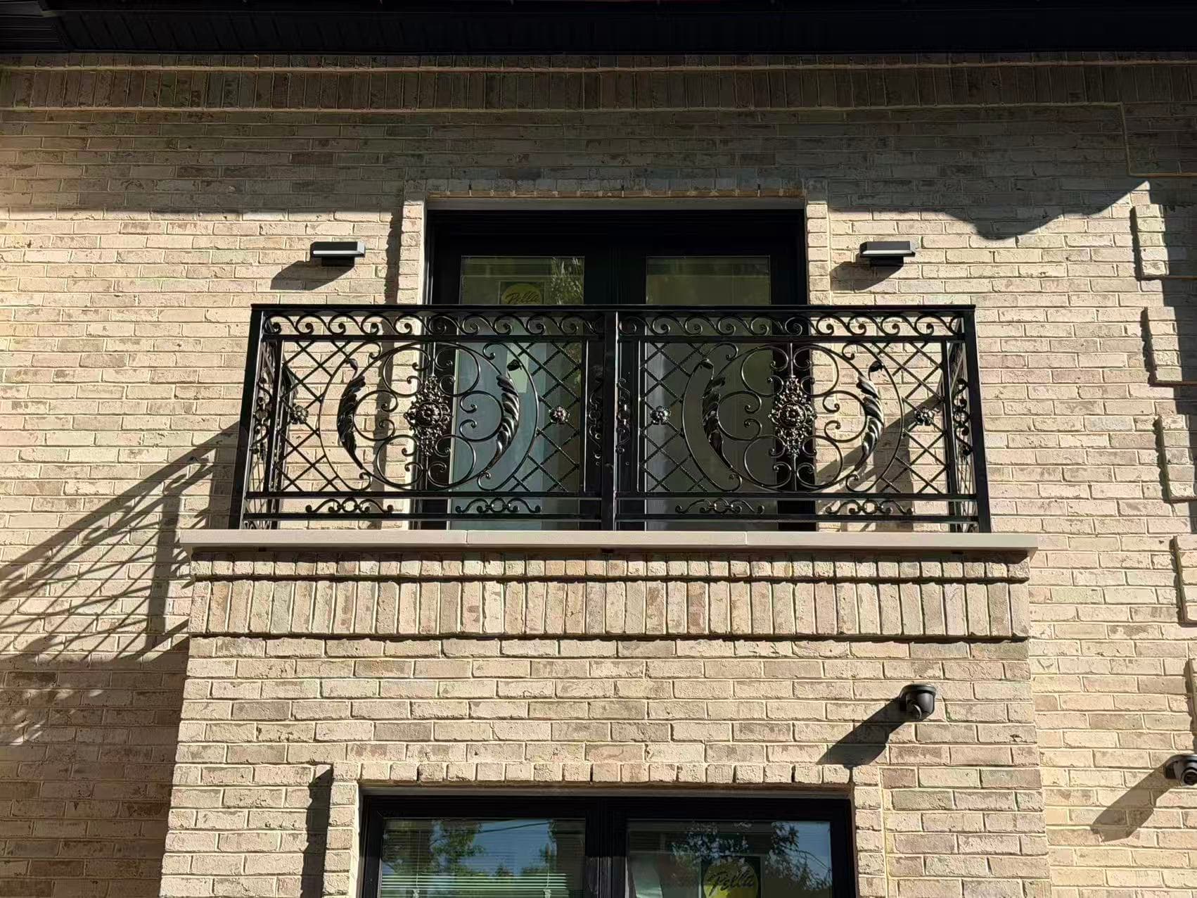40016cdeb593a0db30d688fea27e9fde — #P-0427 — BALCONY — Custom Iron Works by JYC Steel NYC