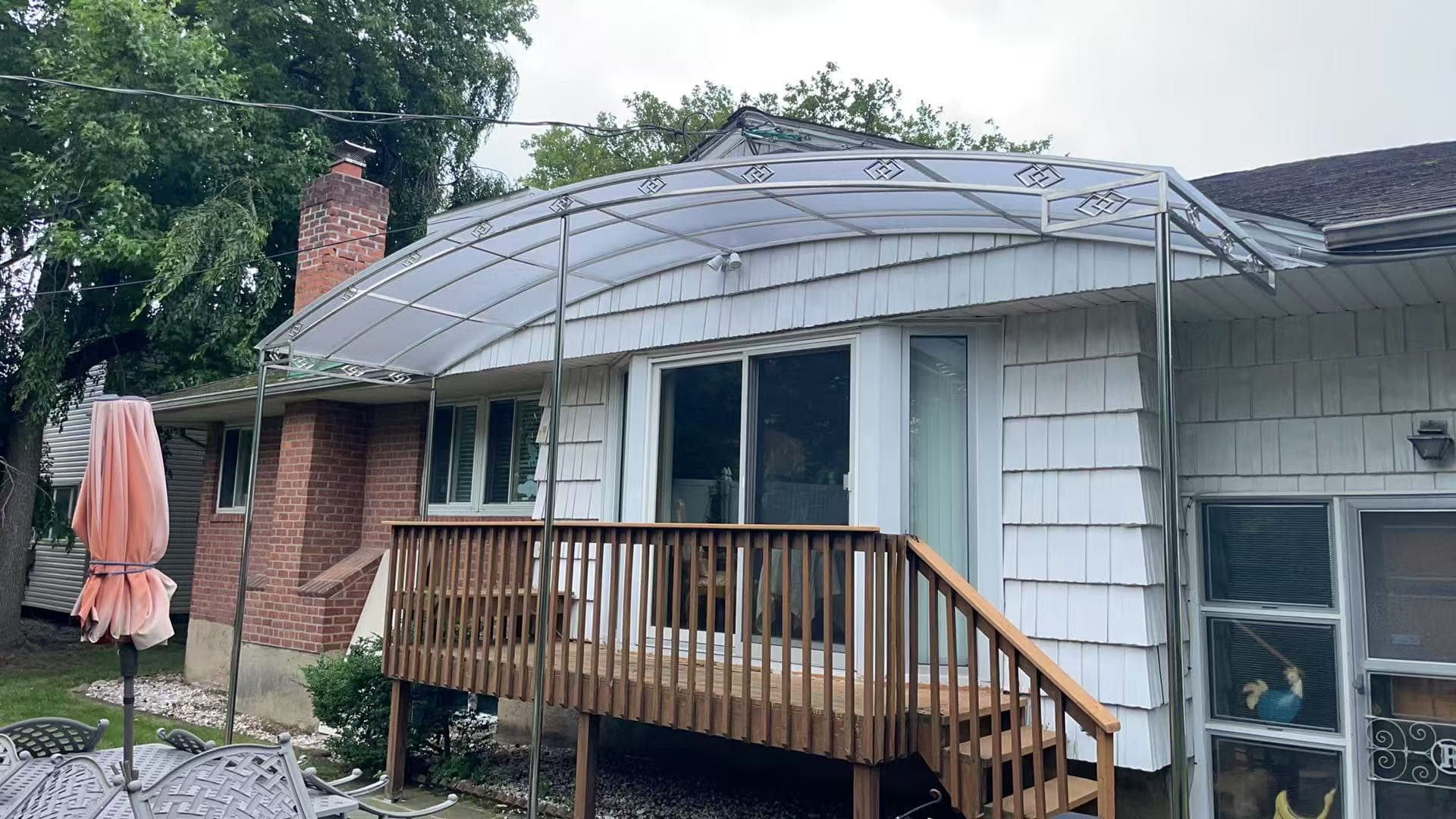 b5481a49731ab77395ef2f7193e4652c — #P-0432 — AWNING — Custom Iron Works by JYC Steel NYC