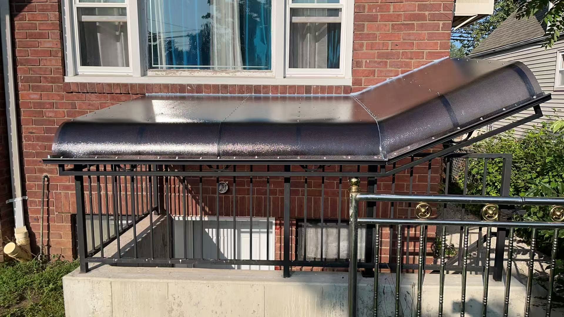 b7e169a11b8a3011072a1859bdcdcadc — #P-0449 — AWNING — Custom Iron Works by JYC Steel NYC
