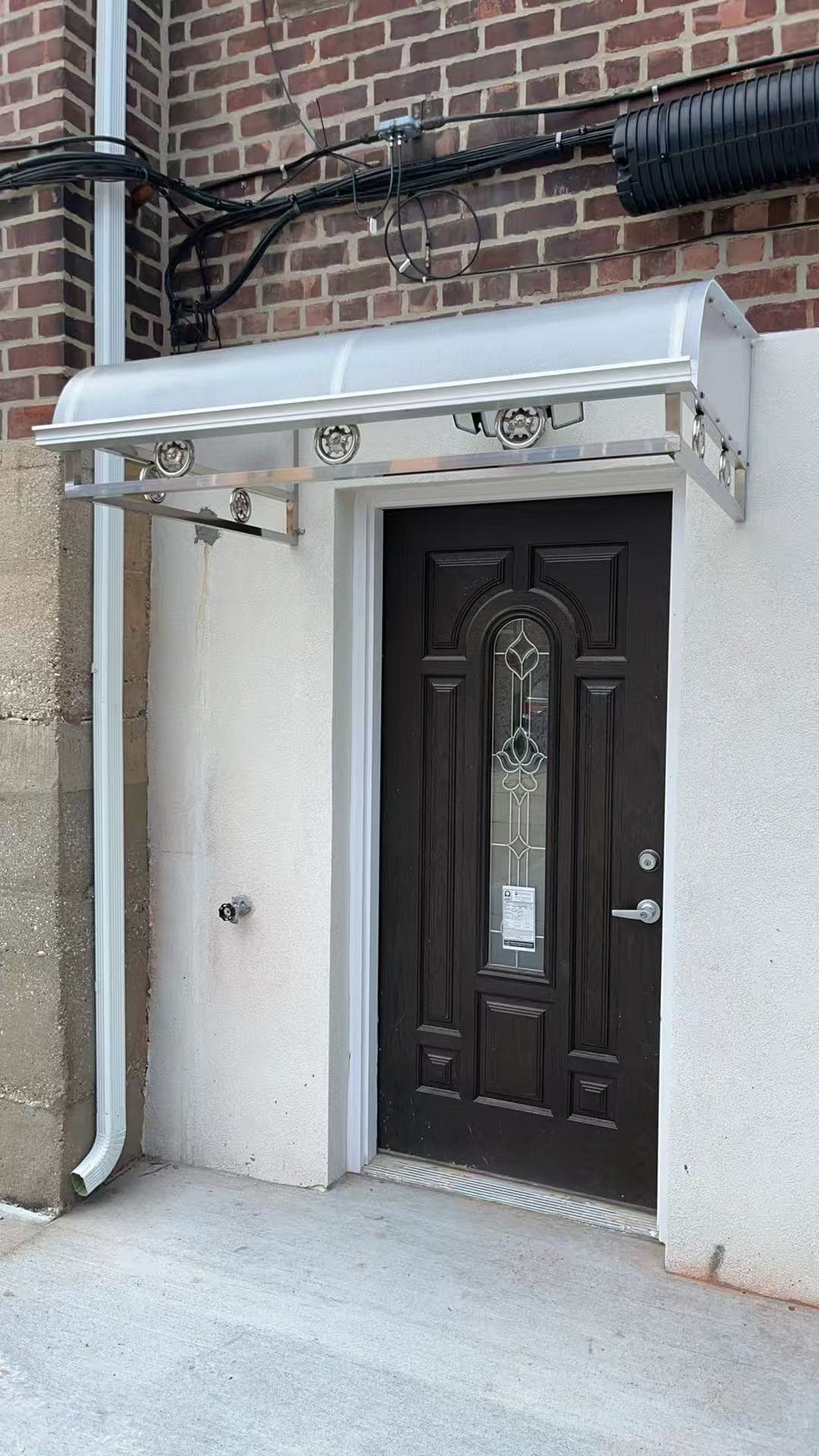 5576fc966868a69f13c2b17fb9d99d64 — #P-0494 — AWNING — Custom Iron Works by JYC Steel NYC