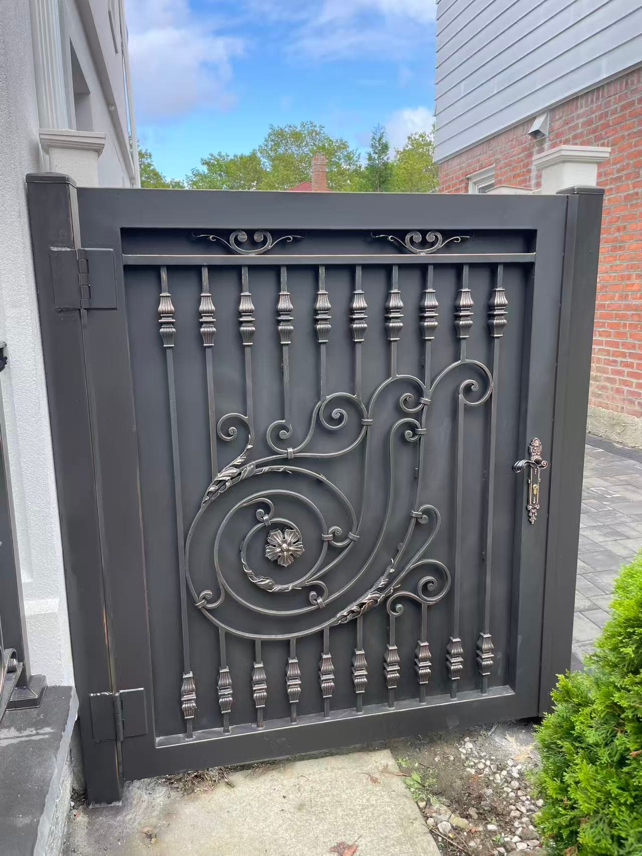ec709100b428725e3da3e9cb800a85bf — #P-0497 — GATE — Custom Iron Works by JYC Steel NYC
