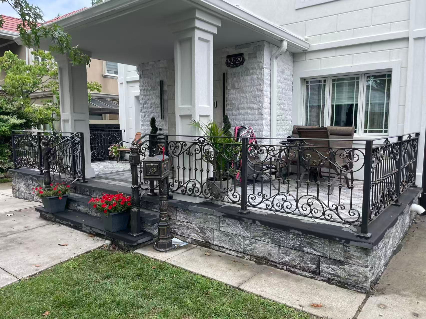 984adeae92f7bae73cad15fd12b5e36b — #P-0498 — FENCE — Custom Iron Works by JYC Steel NYC