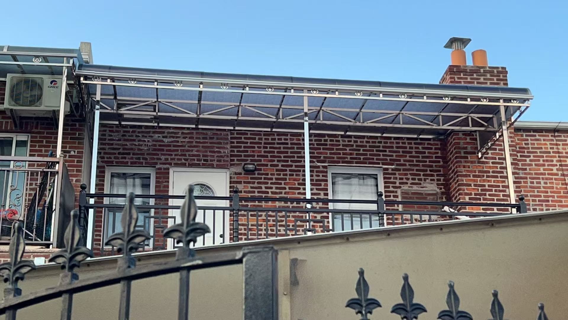 6e90422162c9fd067eb49efe1d4e3914 — #P-0508 — AWNING — Custom Iron Works by JYC Steel NYC
