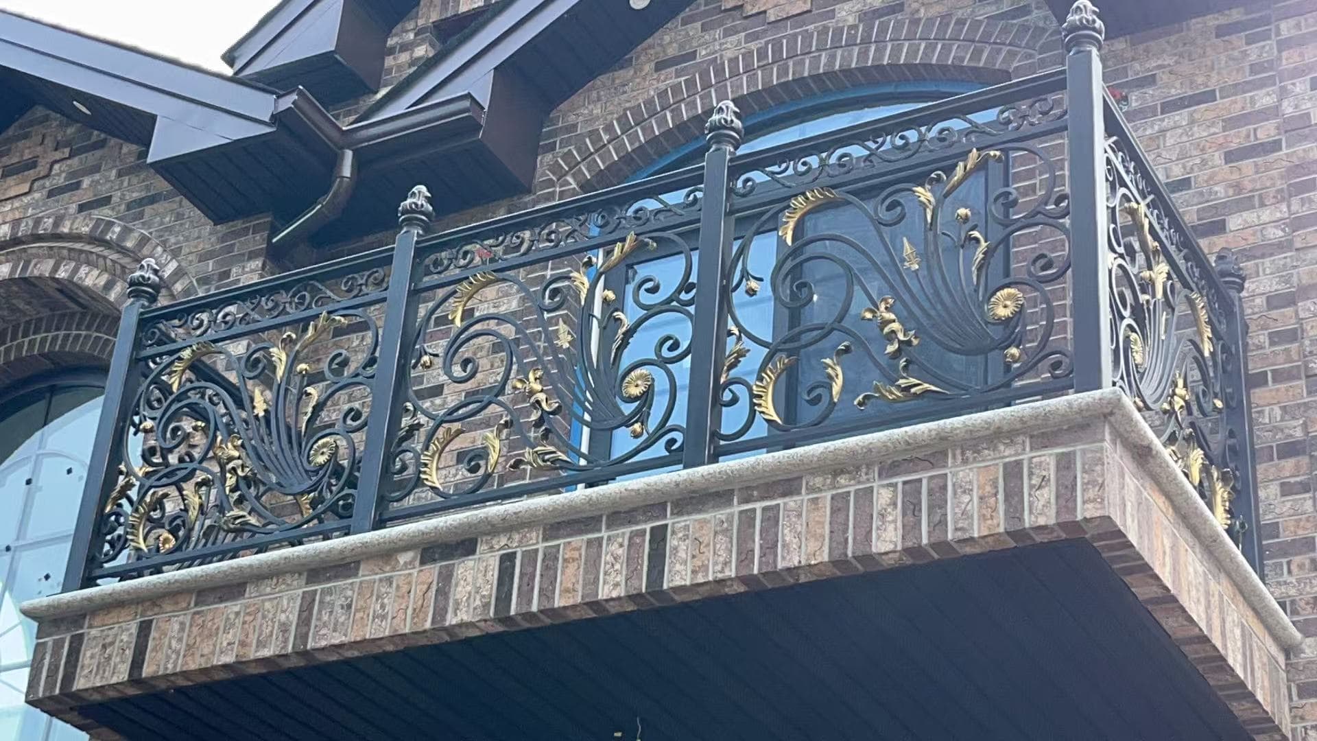 7e6b8ddaeb0e2eca9049467936b2c26c — #P-0529 — BALCONY — Custom Iron Works by JYC Steel NYC