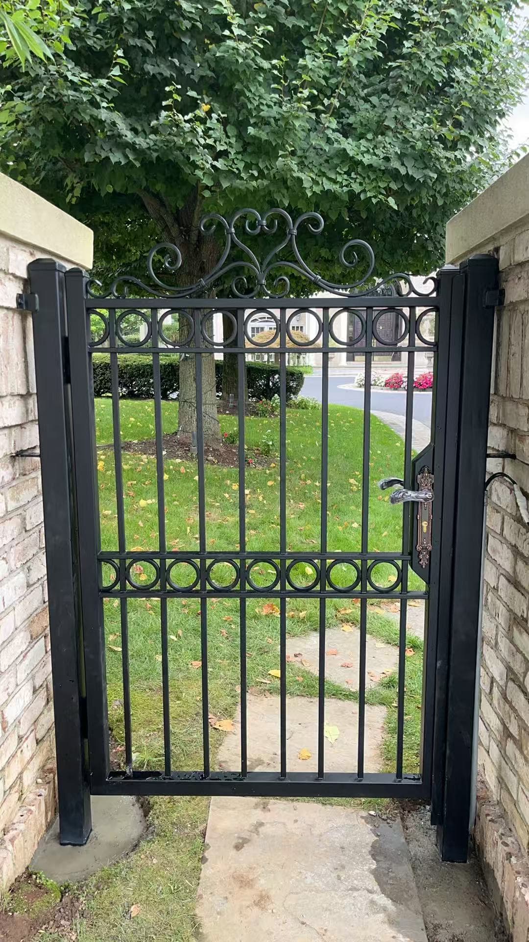 2eeb61c7894347ed07fd37c012d6ec60 — #P-0536 — GATE — Custom Iron Works by JYC Steel NYC