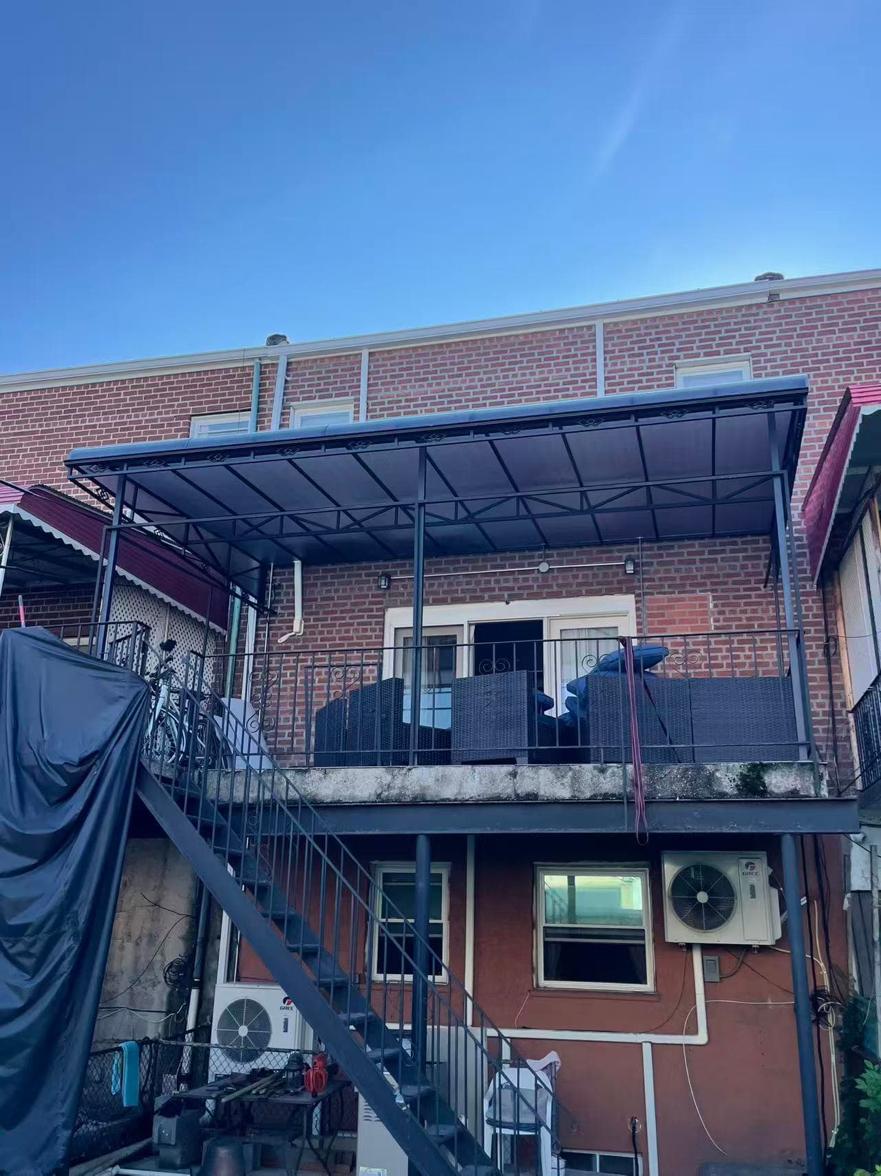 1bf586af96051c242a3dffde6c77b45d — #P-0558 — AWNING — Custom Iron Works by JYC Steel NYC