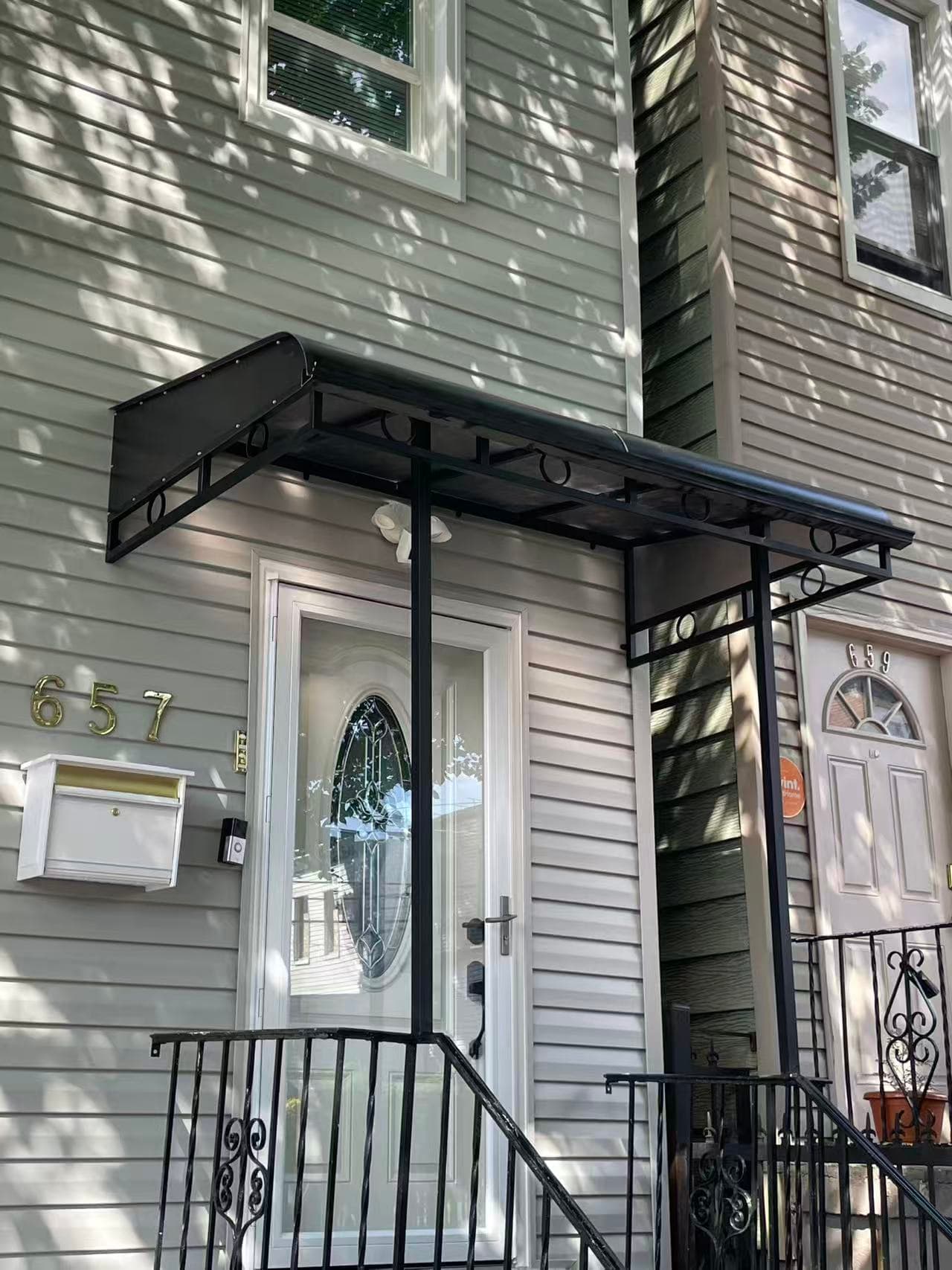 5b9317c442d0afc251898711599d4f2e — #P-0561 — AWNING — Custom Iron Works by JYC Steel NYC