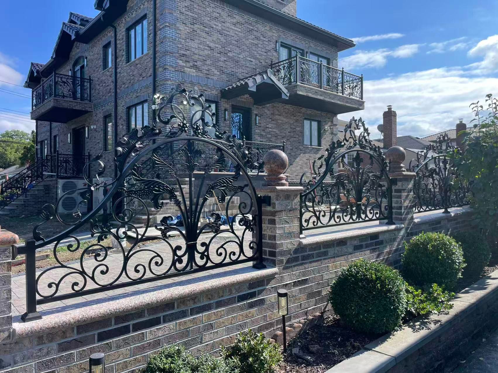 af933be27619cfa430c6506ea6fe1225 — #P-0582 — FENCE — Custom Iron Works by JYC Steel NYC