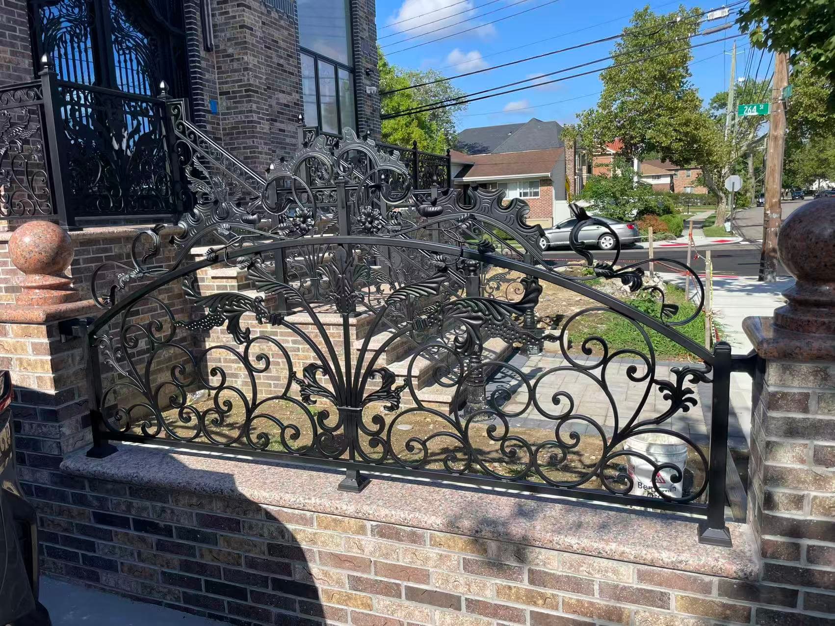 0d1262f9a45524cb2b2bbeea6f03a9ee — #P-0584 — FENCE — Custom Iron Works by JYC Steel NYC