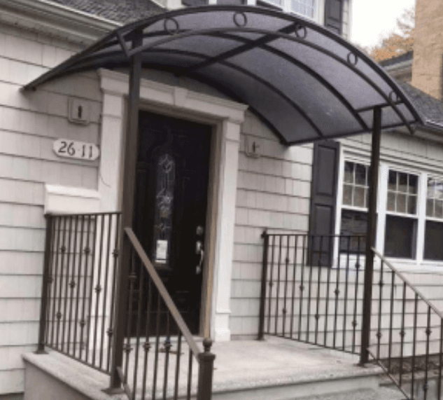afb8c146e005aaeec33d773a9dfc5a52 — #P-0587 — AWNING — Custom Iron Works by JYC Steel NYC