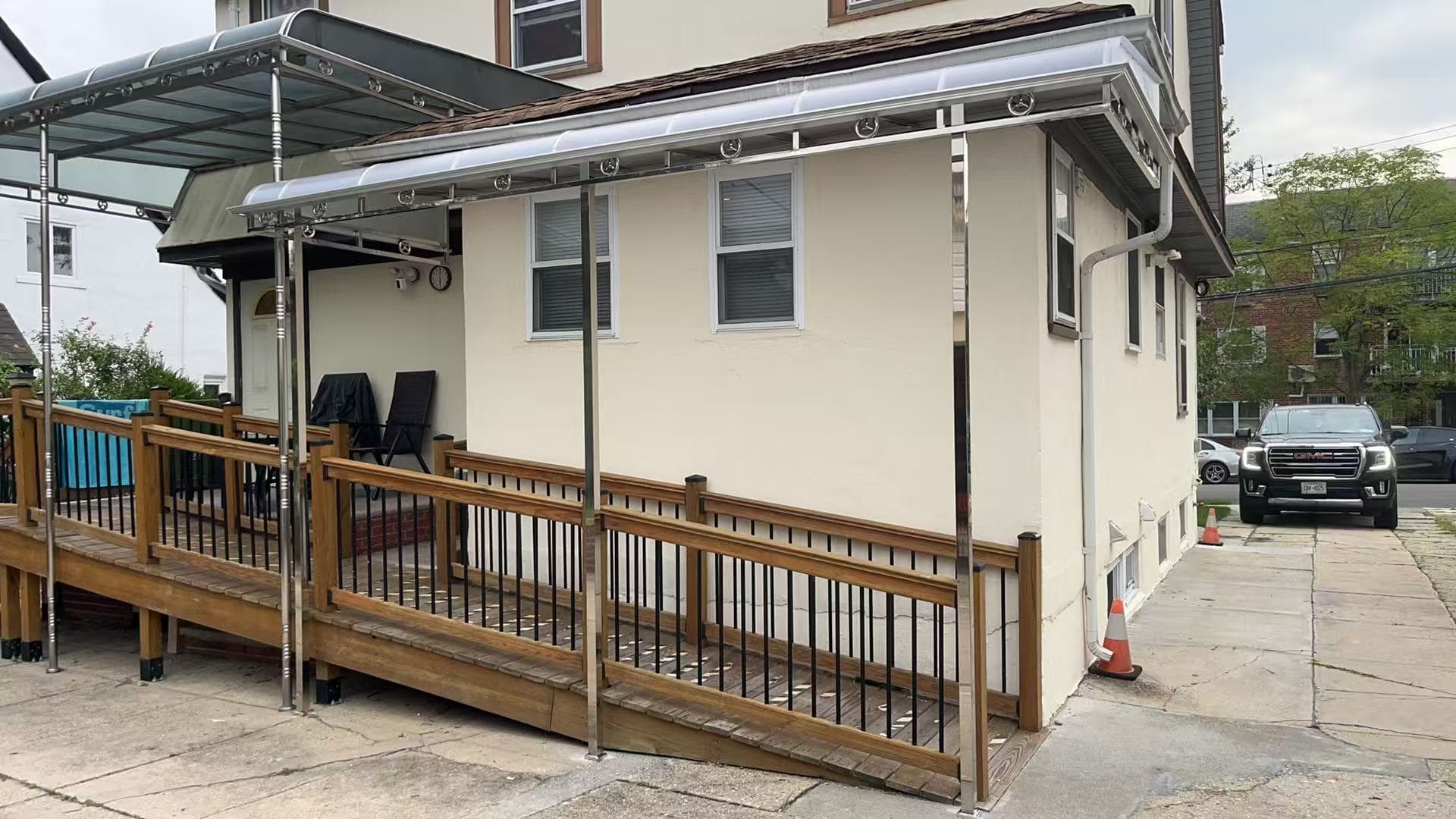 96fce0074ffab357f3cd080cf666bc72 — #P-0602 — AWNING — Custom Iron Works by JYC Steel NYC