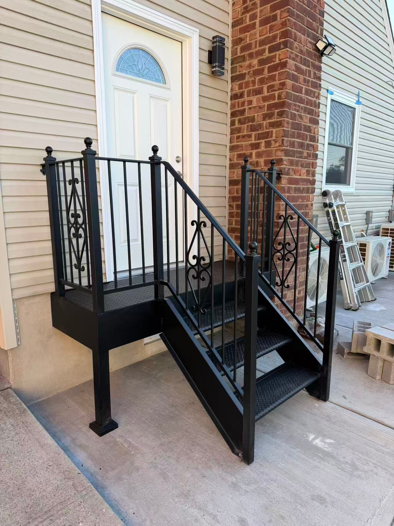 97afe963f8522e2cdb41aefa326da9f0 — #P-0648 — STAIR — Custom Iron Works by JYC Steel NYC