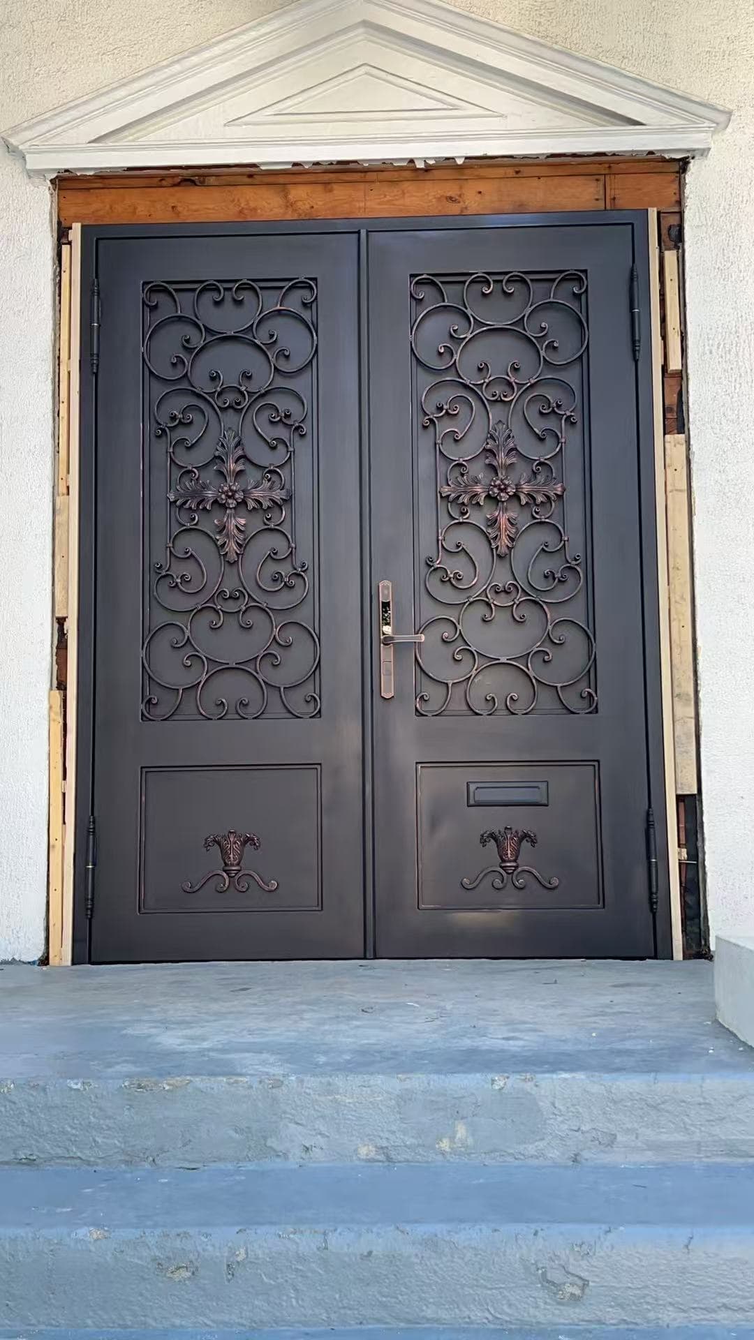 e2d54a26be7584cd5b5d97a57d353df4 — #P-0650 — DOOR — Custom Iron Works by JYC Steel NYC